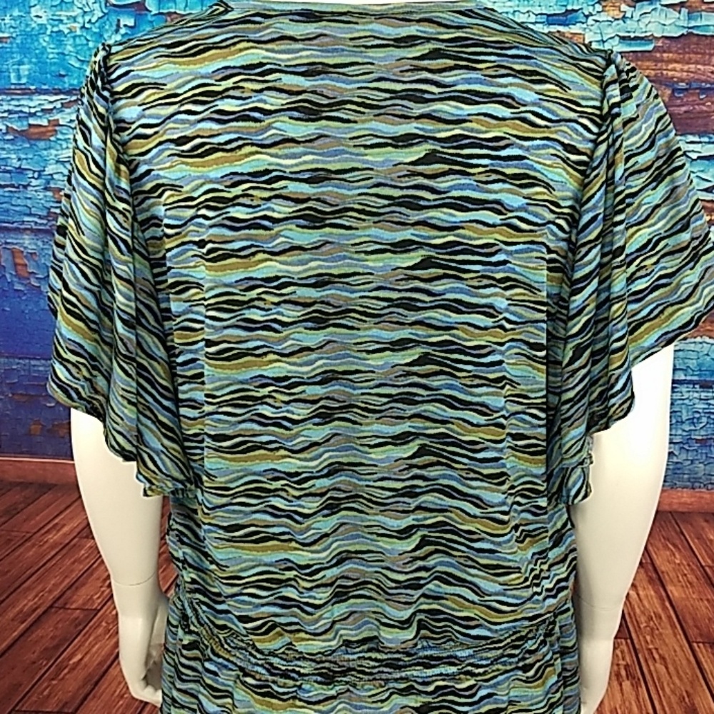 Sag Harbor ocean colors Stretch top 1x - Picture 4 of 8